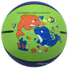 Colorful Rubber Basketballs Sporting Toy